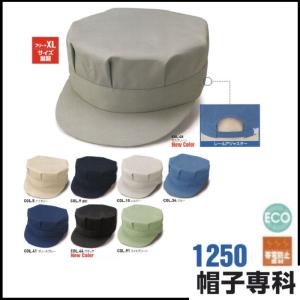 (刺しゅうできます) 作業帽 八方型(レールアジャスター) 1250 作業用帽子 キャップ