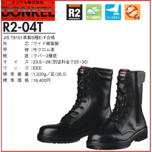 安全靴 ドンケル DONKEL R2-06 コマンド ラバー二層安全靴 半長靴 耐滑