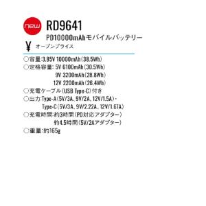 空調風神服 サンエス RD9641 PD100...の詳細画像1
