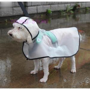 カッパ 半透明 犬用 フード付き 服 犬用カッパ レインポンチョ レインコート パーカー 犬 お出かけ 雨具 帽子付き 小型犬 中型犬 着せやすい｜ootorisyouzistore