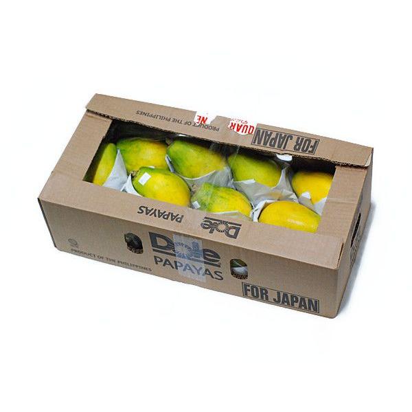 【箱売り】　パパイヤ（パパイア）　１箱5ｋｇ10玉〜14玉入り　フィリピン・ハワイ産　 【業務用・大...