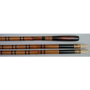 328-1峯集 1本半竿掛8節、1本物玉の柄 羽根入り口巻 : 大塚釣具