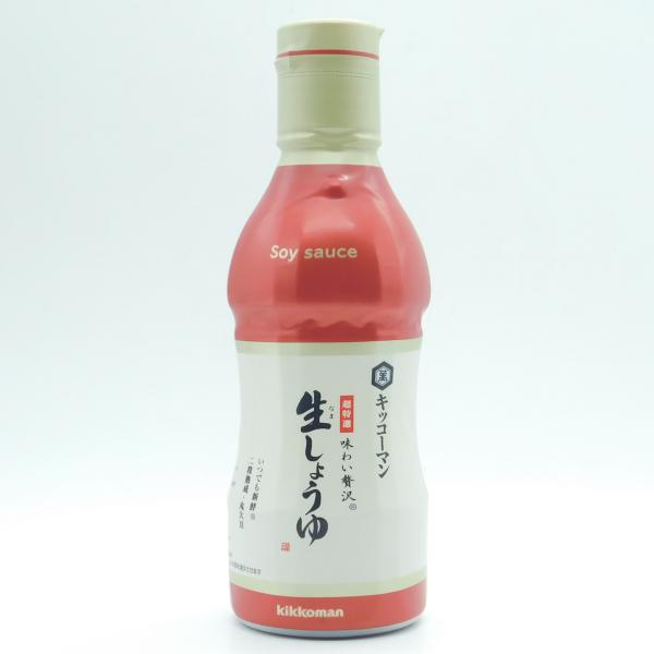 送料無料　キッコーマン　味わい贅沢生しょうゆ　330ml