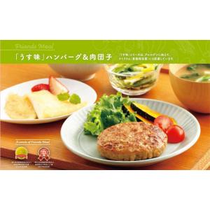 日東ベスト　FMうす味ハンバーグ(国産鶏豚使用)　60g×25個入
