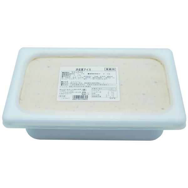 明治　渋皮栗アイス　2L