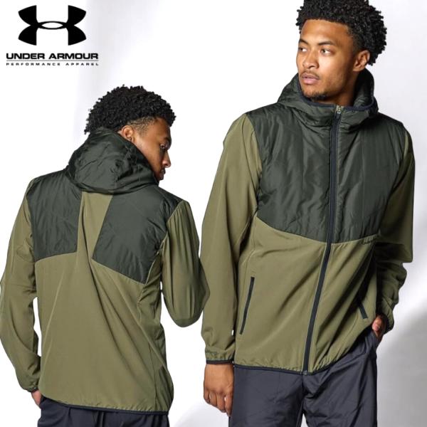アンダーアーマー ジャージ 上 メンズ UNDER ARMOUR パーカー フード 1388243 ...