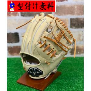 44グローブ　フォーティーフォー　硬式グローブ　高校野球対応　44-T6-2　硬式グラブ　軟式グラブ　内野手用　44　ブロンド｜ooue-store