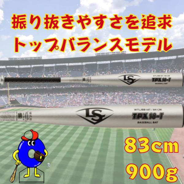 ルイスビルスラッガー 硬式 金属バット TPX 18T 83cm 900g トップバランス WTLJ...