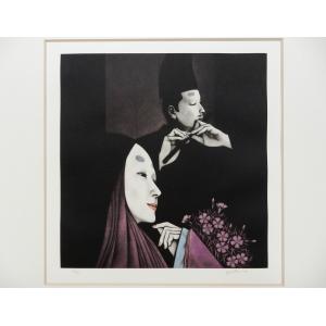 角井満夫 「清流」 F6号 日本画 : 大和田画廊 - 通販 - Yahoo