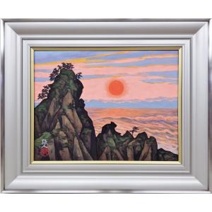 角井満夫 「清流」 F6号 日本画 : 大和田画廊 - 通販 - Yahoo