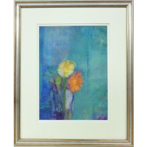 角井満夫 「清流」 F6号 日本画 : 大和田画廊 - 通販 - Yahoo