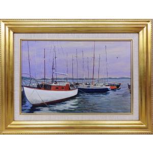 角井満夫 「清流」 F6号 日本画 : 大和田画廊 - 通販 - Yahoo