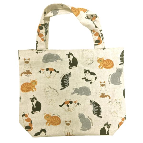 猫びより ちょこっとばっぐトート 祐馬工芸 日本製  和雑貨 和柄 和装 浴衣 ミニ手提げ プレゼン...