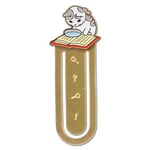 ポタリングキャット ブックマーカー 読書10 ルーペ しおり 栞 ブックマーク 金属 猫雑貨 ギフト...