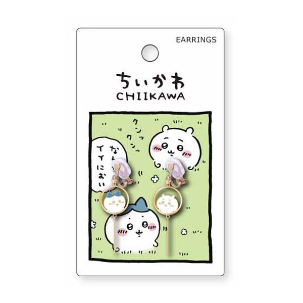 ちいかわ イヤリング ちいかわGD ハチワレ 左右違うデザイン ゴールド 新作 かわいい ちいかわグ...