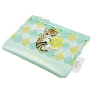 mofusand クリアミニポーチ ハチにゃん 小物入れ コスメポーチ ケース グリーン もふさんど モフサンド公式グッズ モフサンド｜ooyamanekoshokai