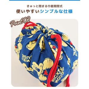 巾着袋 お弁当巾着 PEANUTS ランチバッ...の詳細画像5