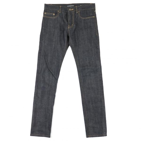 美品 サンローラン パリ スキニーデニムパンツ メンズ ネイビー 28 コットン D03 M/ST-...
