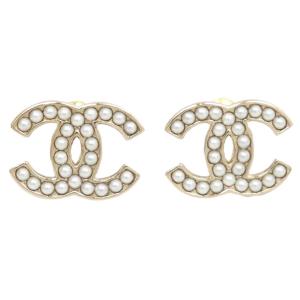 未使用 シャネル B21P ココマーク パール ピアス レディース ゴールド CHANEL｜opal-shop1