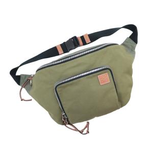 新品同様 ロエベ XL BUMBAG ボディバッグ メンズ カーキグリーン キャンバス バムバッグ ウエストポーチ B687C60X11 LOEWE｜opal-shop1