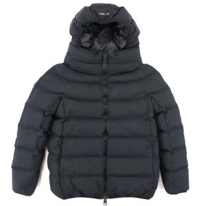 美品 ヘルノ ラミナー フードダウンジャケット レディース 黒 42 GORE-TEX WINDSTOPPER Herno Laminar｜opal-shop1