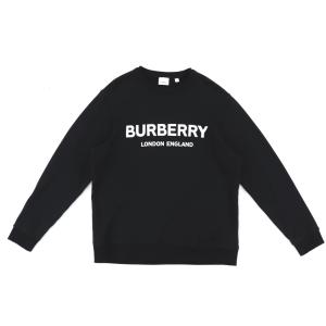 美品 バーバリー 20SS ロゴプリントスウェットトレーナー メンズ 黒 L BURBERRY｜opal-shop1