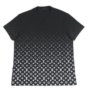 美品 ルイ・ヴィトン 21SS モノグラムグラディエント 半袖Ｔシャツ メンズ 黒 白 XXL RM211Q NPG HKY46W LOUIS VUITTON｜opal-shop1