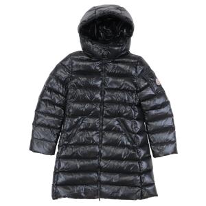 美品 モンクレール モカ ダウンコート ジャケット キッズ 黒 10A/140cm ナイロン フード レディース可 MOKA MONCLER｜opal-shop1