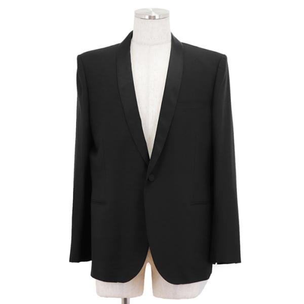 【新品同様】サンローランパリ 2012年製 開見せ ウール100％ タキシード スモーキング ジャケ...