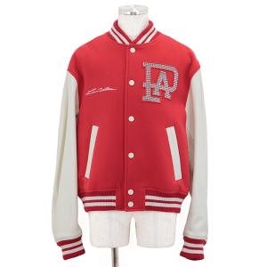 SOPHNET.（ソフネット） LEATHER SLEEVE VARSITY JACKET スタジャン