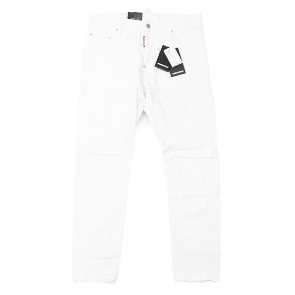 【極美品】DSQUARED2 ディースクエアード パンツ デニム テーパード ボタンフライ ストレッ...
