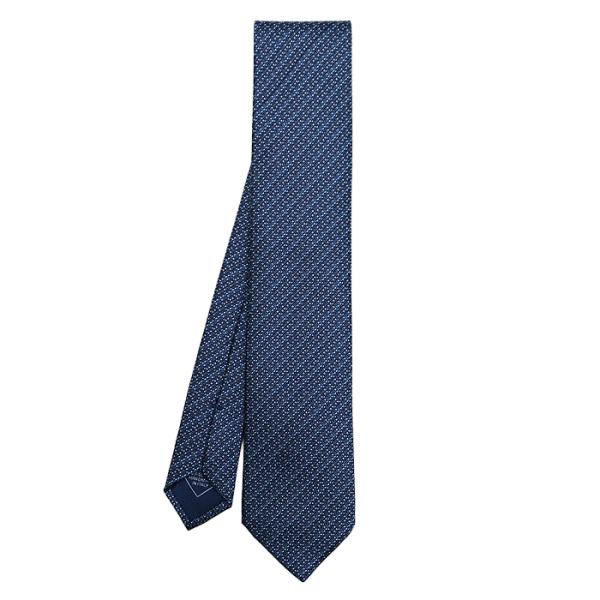 SALE【極美品】Brioni ブリオーニ ネクタイ レジメンタル ジオメトリック マイクロモチーフ...