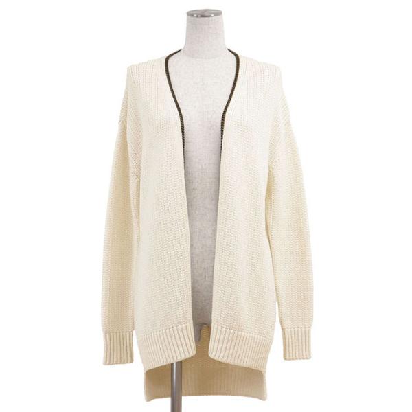 【極美品】SAINT LAURENT PARIS サン・ローラン・パリ カーディガン ニット ローゲ...