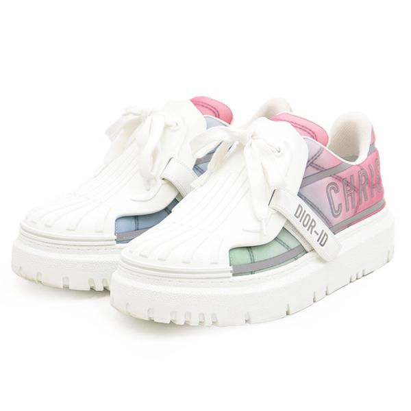 【美品】ChristianDior クリスチャンディオール スニーカー DIOR-ID ベルクロ リ...