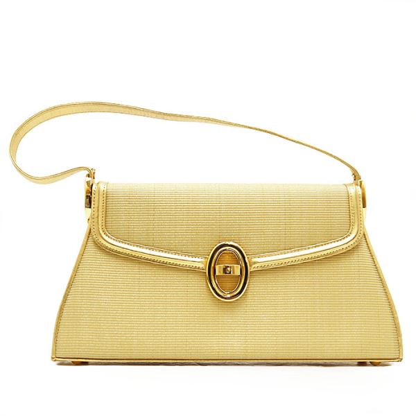 【SALE】COMTESSE コンテス ハンドバッグ ホースヘア × レザー メタリック 鞄 小物 ...