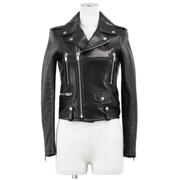 SAINT LAURENT PARIS サンローラン・パリ ジャケット ライダース F34 レディー...