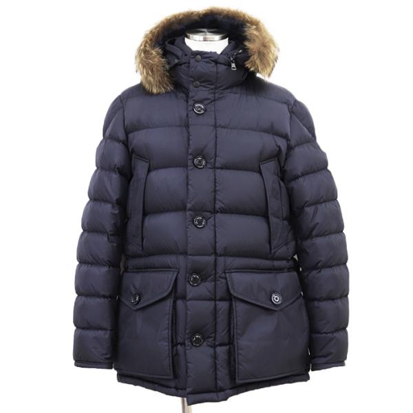【美品】MONCLER モンクレール ダウンジャケット 5 メンズ コート コヨーテファー N-3B...