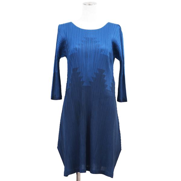 SALE【美品】PLEATS PLEASE プリーツプリーズ ワンピース 2 レディース ネイティブ...