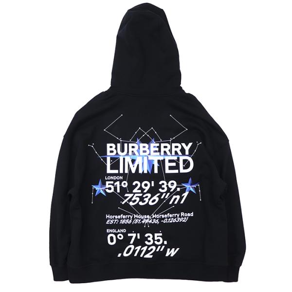 【美品】BURBERRY LIMITED バーバリー バックプリントパーカー S メンズ フーディー...