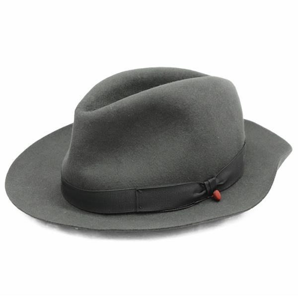 Borsalino ボルサリーノ 中折れハット サイズ 56 メンズ レディース ユニセックス VI...