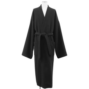 【美品】BALENCIAGA バレンシアガ ガウンコート M メンズ 2025年モデル GARDE ROBE ガルド・ローブ ウール100% ロング アウター 黒 伊製