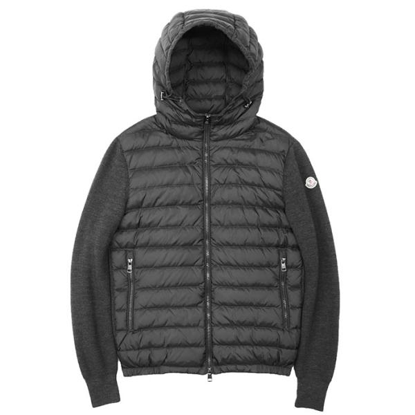 【美品】MONCLER モンクレール ダウンジャケット MAGLIONE S メンズ ナイロン ニッ...