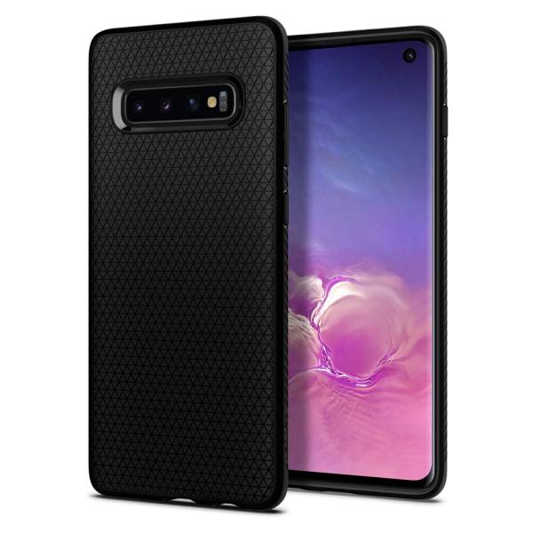 Spigen Galaxy S10 ケース TPU 軽量 耐衝撃 マット加工 シンプル ワイヤレス充...