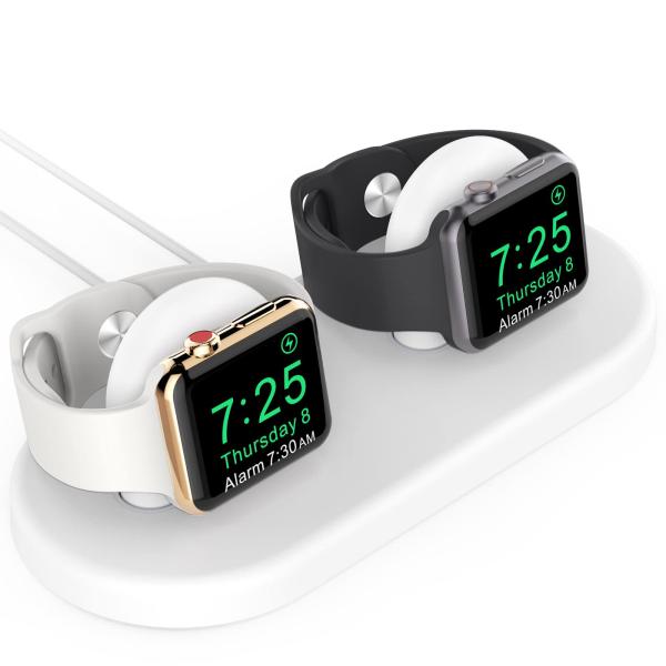 アップルウォッチ 充電スタンド ドック 2in1 Apple Watch 全シリーズ対応 ナイトスタ...