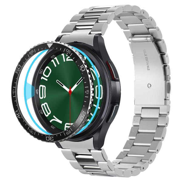 Spigen Galaxy Watch6 Classic 47mm ケース ベゼルリング フレーム ...