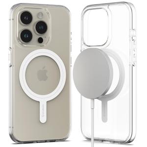 Sinjimoru iPhone15Pro ケース MagSafe対応 ワイヤレス充電対応 クリアケース 強力な磁石内蔵 耐衝撃 薄型 M-Airclo｜open-clothes