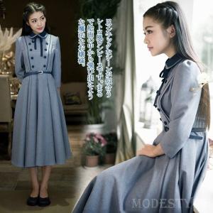 お嬢様風ワンピース丸襟の商品一覧 通販 Yahoo ショッピング