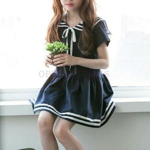 キッズのセーラーカラーのワンピースの商品一覧 通販 Yahoo ショッピング