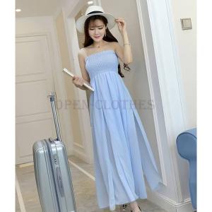 水色 ワンピースの商品一覧 通販 Yahoo ショッピング