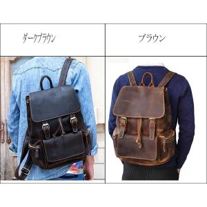 激安大特価 リュックサック メンズ 本革 手作り ビンテージ 厚手牛革 高校生 大学生 人気 通学鞄 リュック 大容量 Pc対応 牛革 バックパック 通勤通学 旅行などに大活躍 メンズバッグ